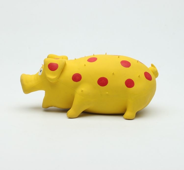 Cheap Eco-friendly Latex Grunting squeaky pig toys for dog pet toys